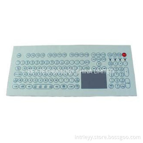 With Clean Key IP65 Industrial Membrane Keyboard with touch